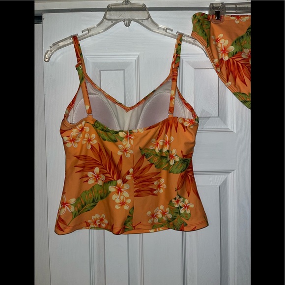 Gloria Vanderbilt Peach Beach 2 Piece, Size 12 - Picture 4 of 8